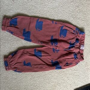 Bobo Choses Pink Textured Joggers